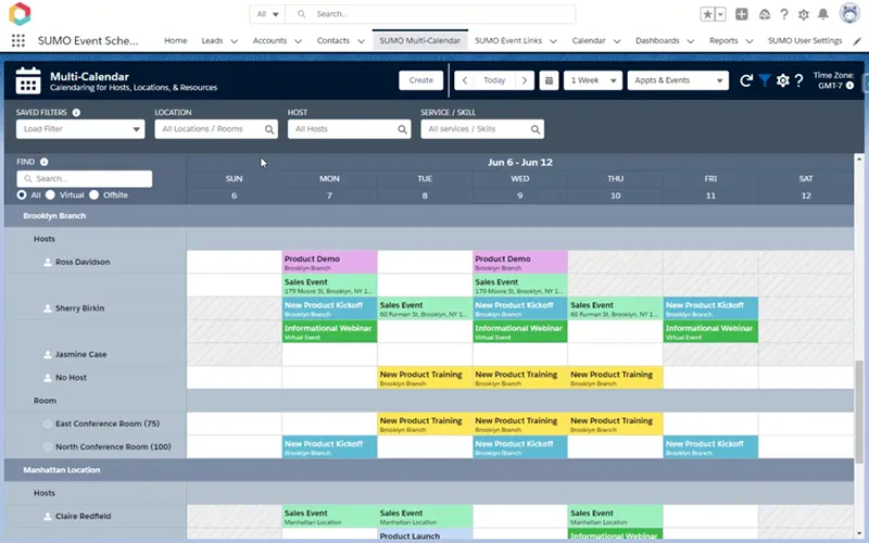SUMO Scheduler Multi-Calendar
